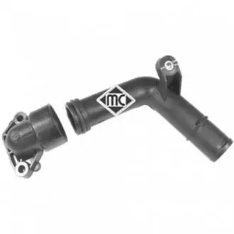 03775 Патрубок радіатора Renault Clio II, Kangoo I 1.2 (03775) Metalcaucho METALCAUCHO підбір по vin на Brocar
