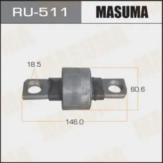 RU511 Сайлентблок заднего продольного рычага Mazda 6 (02-07) (RU511) MASUMA MASUMA подбор по vin на Brocar