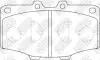 PN1086 Колодки гальмівні передні Toyota 4 Runner, Land Cruiser 70, Hilux NiBK підбір по vin на Brocar