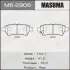 MS2906 Колодка гальмівна задня Nissan Pathfinder (05-14) (MS2906) MASUMA MASUMA підбір по vin на Brocar