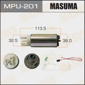 MPU201 Бензонасос электрический (+сеточка) Nissan/ Subaru (MPU201) MASUMA MASUMA підбір по vin на Brocar