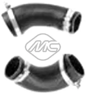 99317 Патрубок інтеркулера Ford Focus 2.0 TDCi (10-) (99317) Metalcaucho METALCAUCHO підбір по vin на Brocar