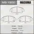 MS1900 Колодка тормозная передняя Toyota Avensis (03-08) (MS1900) MASUMA MASUMA підбір по vin на Brocar