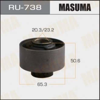 RU738 Сайлентблок заднего подрамника Mazda CX-5 (11-17) (RU738) MASUMA MASUMA підбір по vin на Brocar