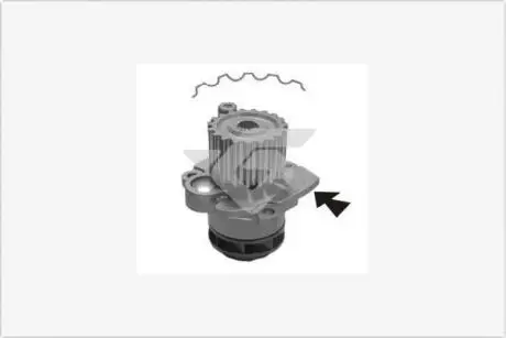 WP57 Насос водяний VW T5, Caddy 1.9TDI/2.0SDI (03-) (WP57) Hutchinson HUTCHINSON підбір по vin на Brocar