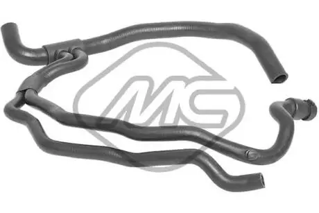09165 Патрубок радіатора Renault Kangoo 1.2 (04-) (09165) Metalcaucho METALCAUCHO підбір по vin на Brocar