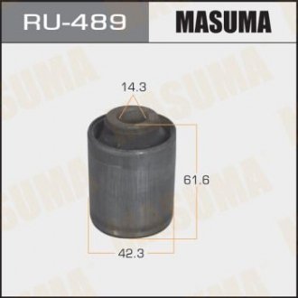 RU489 Сайлентблок заднього поперечного важеля (зовнішній) MASUMA підбір по vin на Brocar