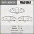 MS1902 Колодка тормозная передняя Toyota Venza (09-16) (MS1902) MASUMA MASUMA підбір по vin на Brocar