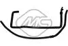 Патрубок радиатора Peugeot 406 1.9TD (96-) (08577) Metalcaucho