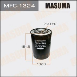 MFC1324 Фильтр масляный Mitsubishi Pajero (00-) D 3.2 (MFC1324) MASUMA MASUMA подбор по vin на Brocar