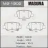 MS1909 Колодка тормозная задняя Toyota Avensis (08-) (MS1909) MASUMA MASUMA підбір по vin на Brocar