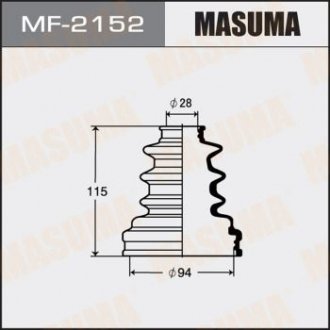 MF2152 Пыльник ШРУСа внутреннего Toyota Hilux (-05) (MF2152) MASUMA MASUMA підбір по vin на Brocar