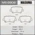 MS8908 Колодка гальмівна задня Honda Civic (06-12) (MS8908) MASUMA MASUMA підбір по vin на Brocar