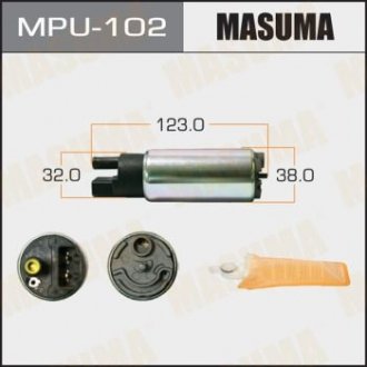 MPU102 Бензонасос електричний (+сітка)) Toyota (MPU102) MASUMA MASUMA підбір по vin на Brocar