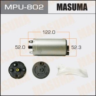 MPU802 Бензонасос электрический (+сеточка) Subaru (MPU802) Masuma MASUMA підбір по vin на Brocar