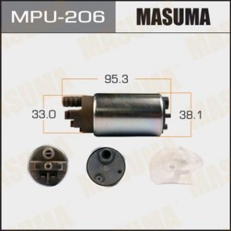 MPU206 Бензонасос электрический (+сеточка) Nissan (MPU206) MASUMA MASUMA підбір по vin на Brocar