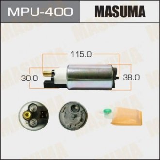 MPU400 Бензонасос электрический (+сеточка) Suzuki (MPU400) MASUMA MASUMA підбір по vin на Brocar