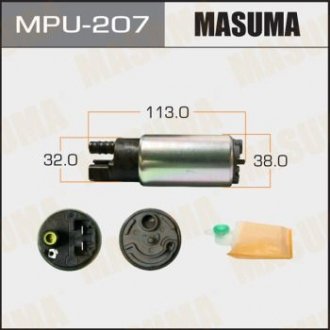 MPU207 Бензонасос электрический (+сеточка) Nissan (MPU207) MASUMA MASUMA підбір по vin на Brocar