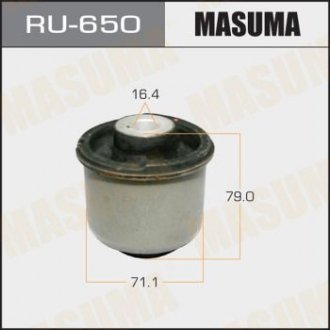 RU650 Сайлентблок задньої балки Mazda 2 (07-14) (RU650) MASUMA MASUMA підбір по vin на Brocar