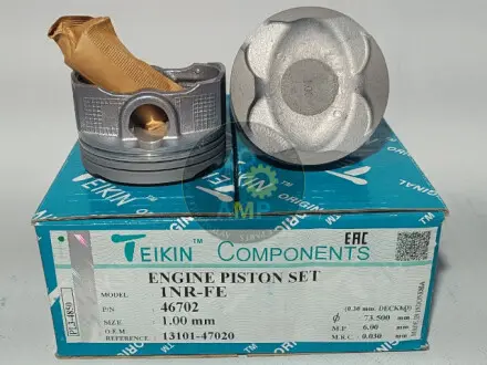 46702100 Поршни ремонт (+1.00мм) (к-кт на мотор) Toyota 1NR-FE TEIKIN подбор по vin на Brocar