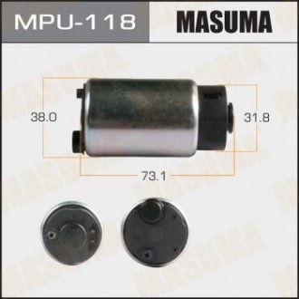 MPU118 Бензонасос электрический Toyota (MPU118) Masuma MASUMA подбор по vin на Brocar