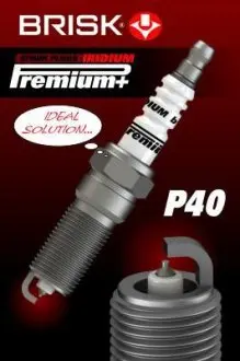P40 Свеча зажигания IRIDIUM PREMIUM+ (P40) BRISK BRISK подбор по vin на Brocar