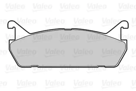 301624 Комплект тормозных колодок, дисковый тормоз VALEO подбор по vin на Brocar