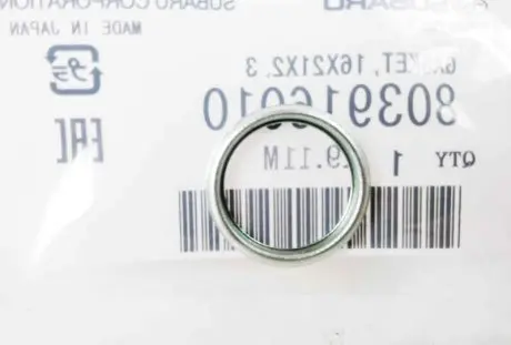 803916010 Прокладка зливної пробки 16x21x2,3 SUBARU підбір по vin на Brocar