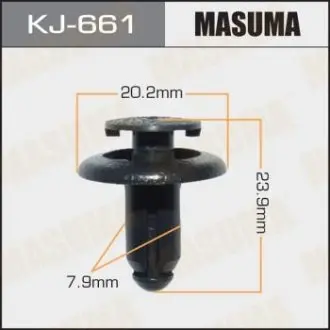 KJ661 Кліпса (кратно 50) (KJ-661) MASUMA MASUMA підбір по vin на Brocar
