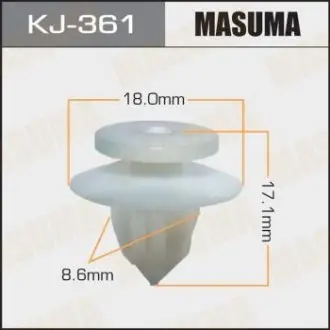 KJ361 Кліпса (кратно 50) (KJ-361) MASUMA MASUMA підбір по vin на Brocar