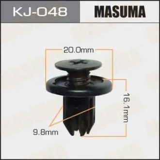 KJ048 Кліпса (кратно 50) (KJ-048) MASUMA MASUMA підбір по vin на Brocar