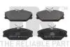 223946 Колодки гальм. дискові перед. Renault Laguna I 93-01, Megane I 96-03, Safrane 96-00, Scenic I 99-03 NK підбір по vin на Brocar
