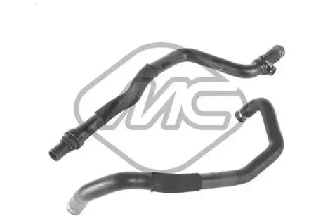 09167 Патрубок радіатора Renault Clio III (04-) (09167) Metalcaucho METALCAUCHO підбір по vin на Brocar