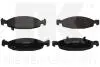 229322 Тормозные колодки дисковые перед. Jeep Grand Cherokee 99- NK підбір по vin на Brocar