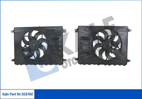 353760 Вентилятор радиатора Galaxy,Kuga I,Mondeo IV,S-Max 1.6/2.0TDCi 06- KALE OTO RADYATOR подбор по vin на Brocar