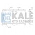 Радиатор охлаждения Accent 1.4/1.6 (06-) МКПП/АКПП (358000) KALE OTO RADYATOR