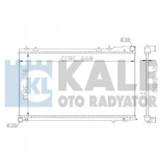 364900 SUBARU Радиатор охлаждения Forester 2.0/2.5 02- KALE OTO RADYATOR підбір по vin на Brocar