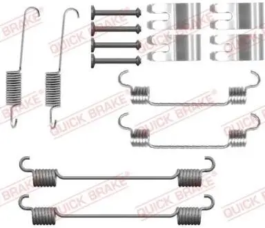 1050076 SPRĘŻYNY SZCZĘK HAM. NISSAN MICRA 16- QUICK BRAKE підбір по vin на Brocar