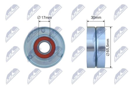 RNKRE042 Ролик ручейкового ременя NTY підбір по vin на Brocar