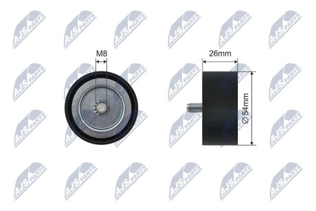 RNKME064 Ролик ручейкового ременя NTY підбір по vin на Brocar