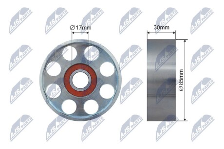 RNKLR014 Ролик ручейкового ременя NTY підбір по vin на Brocar