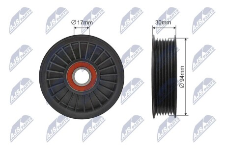 RNKHD031 РОЛИК РУЧЕЙКОВОГО РЕМНЯ NTY подбор по vin на Brocar