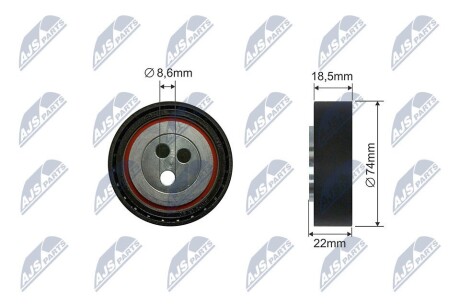 RNKFT020 РОЛИК РУЧЕЙКОВОГО РЕМНЯ NTY підбір по vin на Brocar