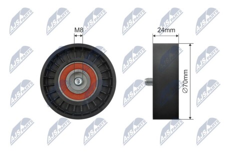 RNKCH057 РОЛИК РУЧЕЙКОВОГО РЕМНЯ NTY підбір по vin на Brocar