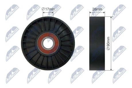 RNKCH056 РОЛИК РУЧЕЙКОВОГО РЕМНЯ NTY підбір по vin на Brocar