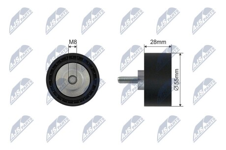 RNKBM045 Ролик ручейкового ременя NTY підбір по vin на Brocar