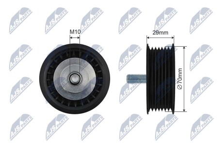 RNKAU073 Ролик ручейкового ременя NTY підбір по vin на Brocar