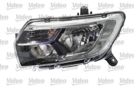 450406 Reflektor L (H1/H7, elektryczny, z silnikiem, ze światł. dzien. LED) DACIA LOGAN, SANDERO 10.16- VALEO підбір по vin на Brocar