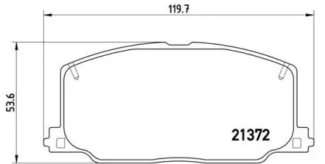 P83016 Гальмівні колодки дискові BREMBO підбір по vin на Brocar