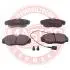 Колодки гальмівні передні FIAT DUCATO 94-02 1.8 TONNE 2.0I NO ABS, DUCATO 94-02 13046028502N-SET-MS